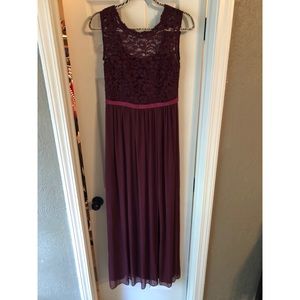 David’s bridal bridesmaid dress